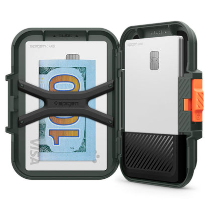 Magsafe pung, Spigen, Lock Fit, Grøn