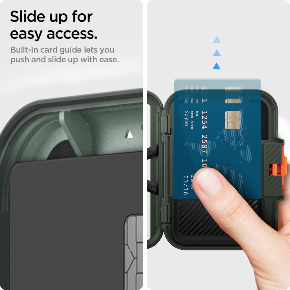 Magsafe pung, Spigen, Lock Fit, Grøn