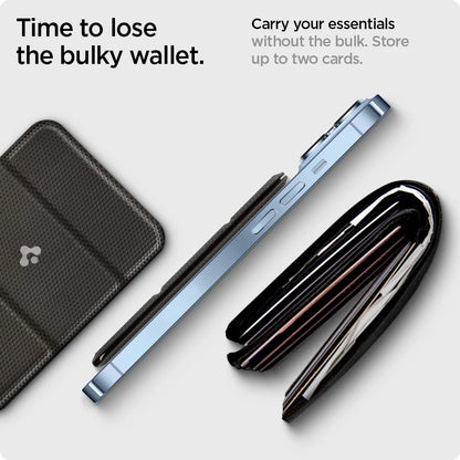 MagSafe Tegnebog, Spigen, MagFit Smart Fold, Grå AMP02766