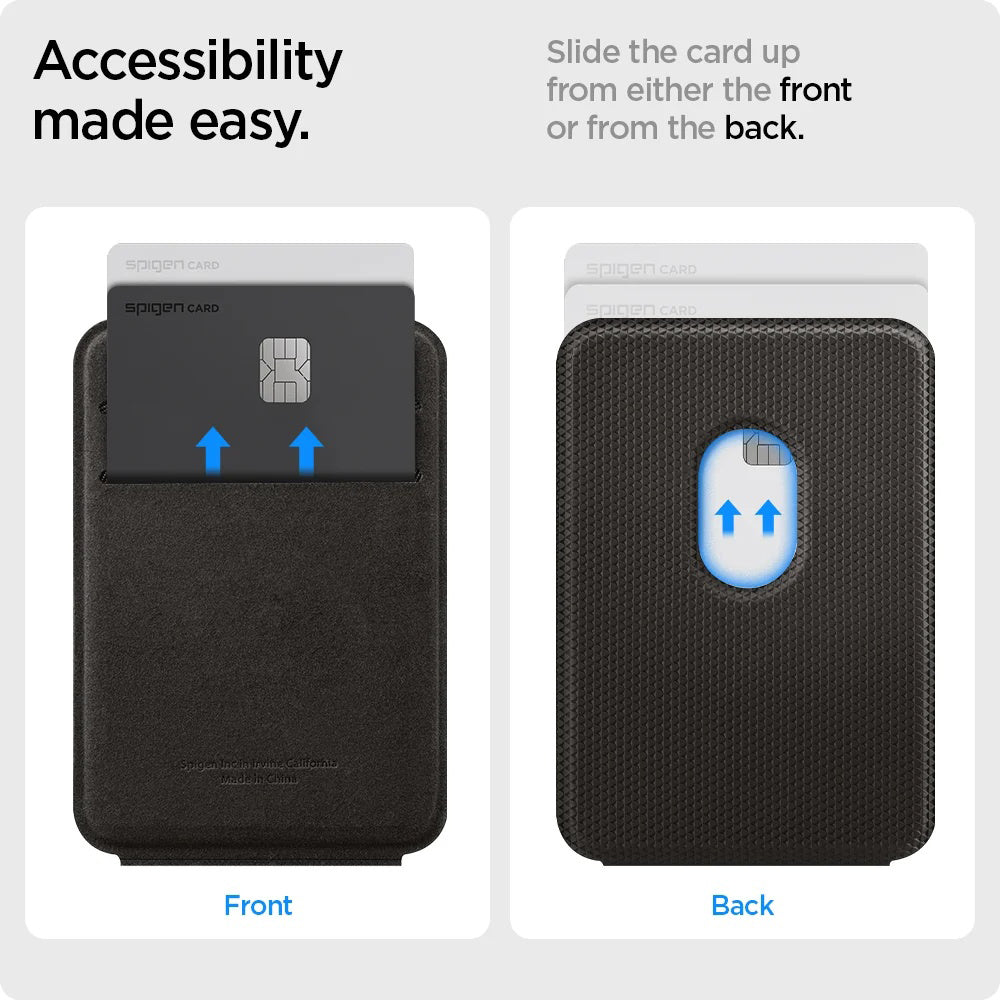 MagSafe Tegnebog, Spigen, MagFit Smart Fold, Grå AMP02766
