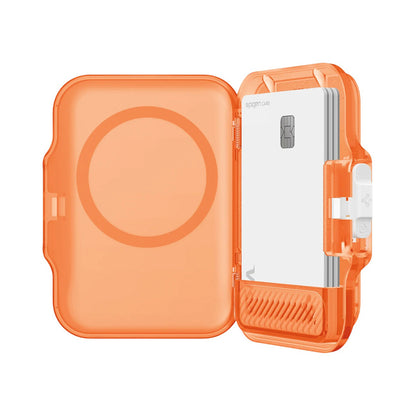 MagSafe pung, Spigen, TinTap MagFit+, Satin Orange AFA11381