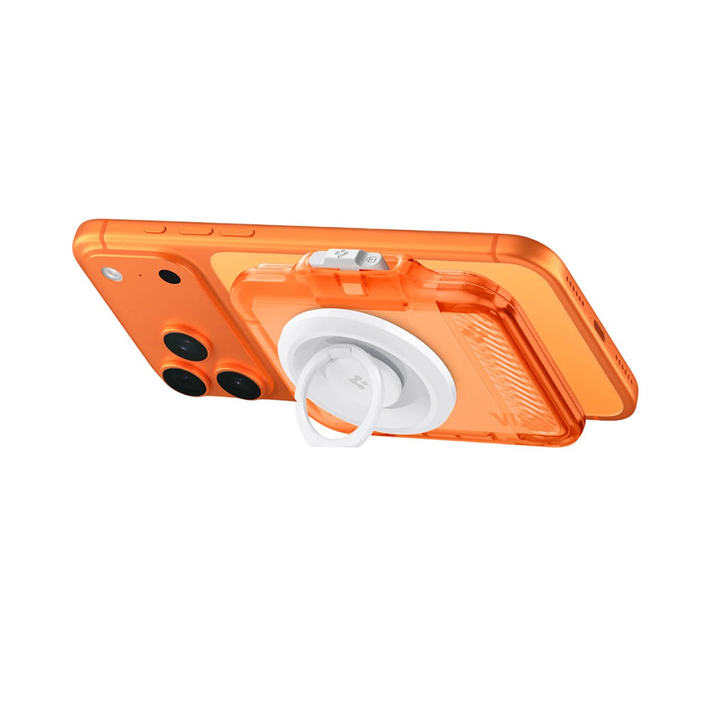 MagSafe pung, Spigen, TinTap MagFit+, Satin Orange AFA11381