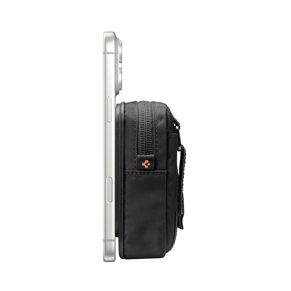 MagSafe-tegnebog, Spigen, TinTap ZIP MagFit 2, Sort AFA11564