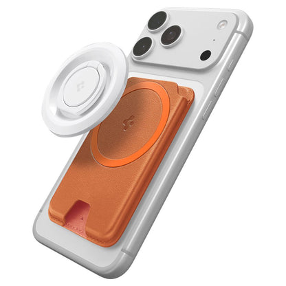 MagSafe-tegnebogen, Spigen, Valentinus MagFit+, Orange AFA11340