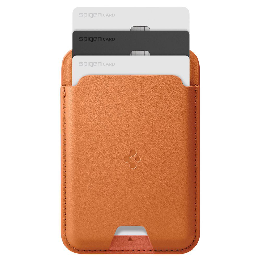 MagSafe pung, Spigen, Valentinus MagFit, Orange AFA11339