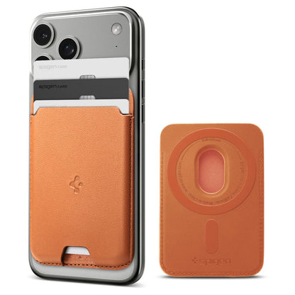 MagSafe pung, Spigen, Valentinus MagFit, Orange AFA11339
