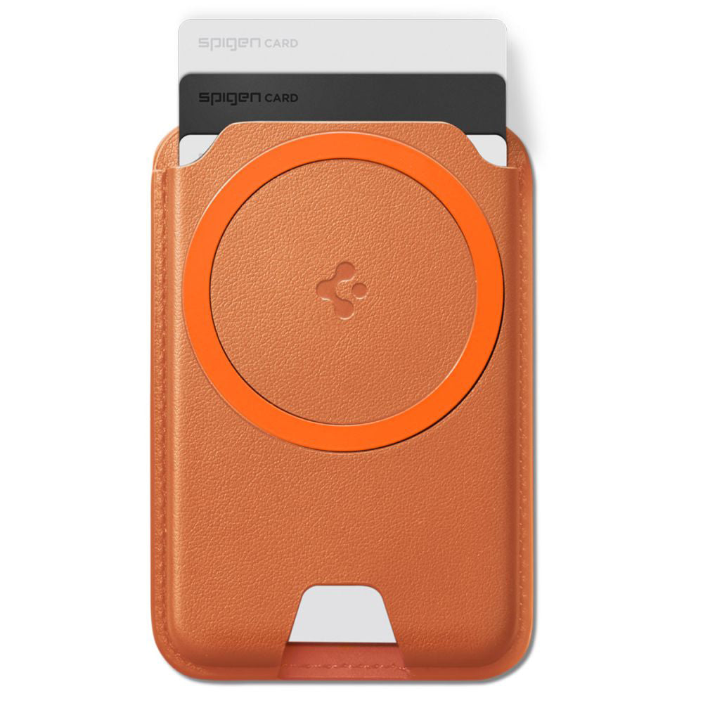 MagSafe-tegnebogen, Spigen, Valentinus MagFit+, Orange AFA11340