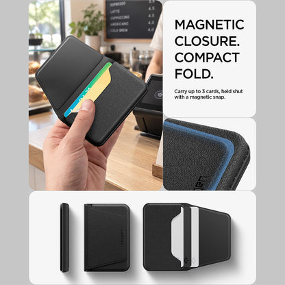 MagSafe-pung, Spigen, Valentinus S-2 3 Cards, sort AFA11978