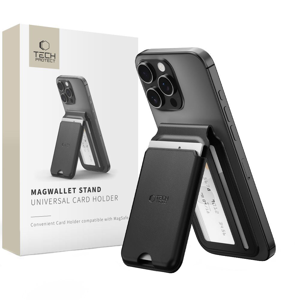 MagSafe Pung, Tech-Protect, Magwallet Stand, Sort
