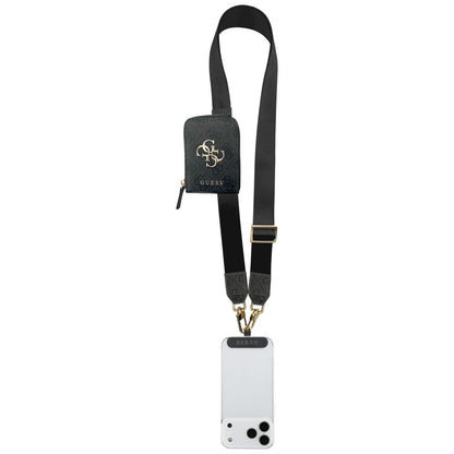 Pung og Telefon Snor Guess 4G Metal Logo, Sort