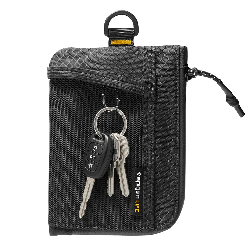 Spigen LF300 pung med RFID-beskyttelse, sort AFA11229