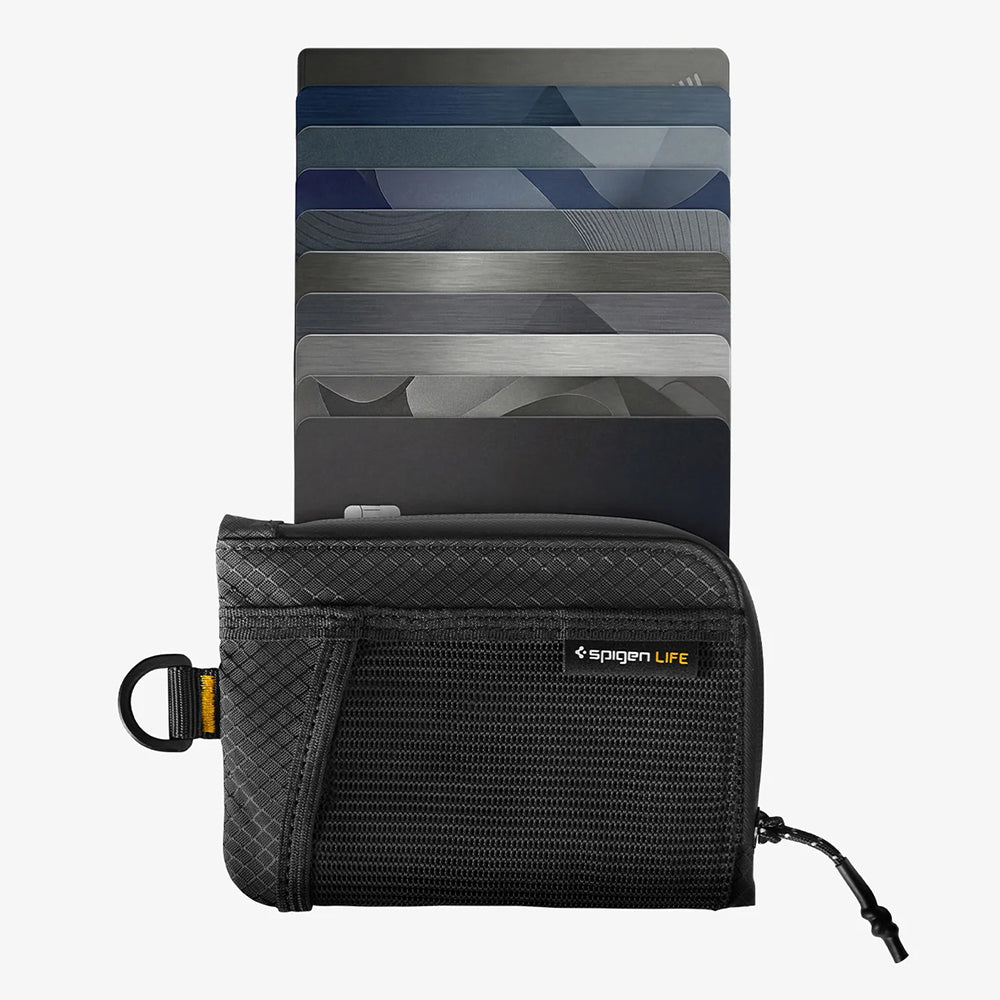 Spigen LF300 pung med RFID-beskyttelse, sort AFA11229