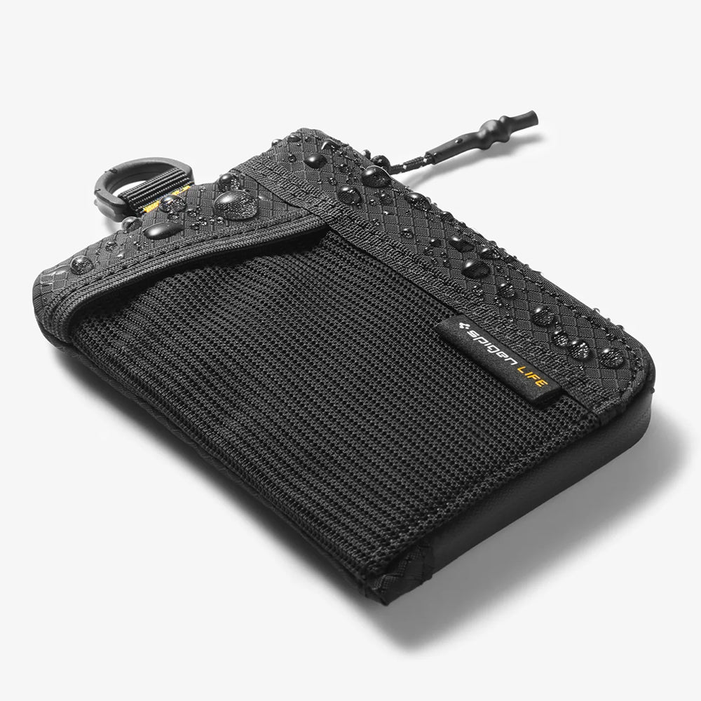 Spigen LF300 pung med RFID-beskyttelse, sort AFA11229