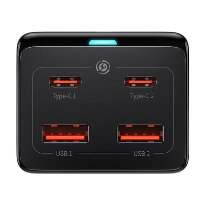 Baseus PowerCombo US forlængerledning, 1 x stikkontakt, Sort PSZM000201