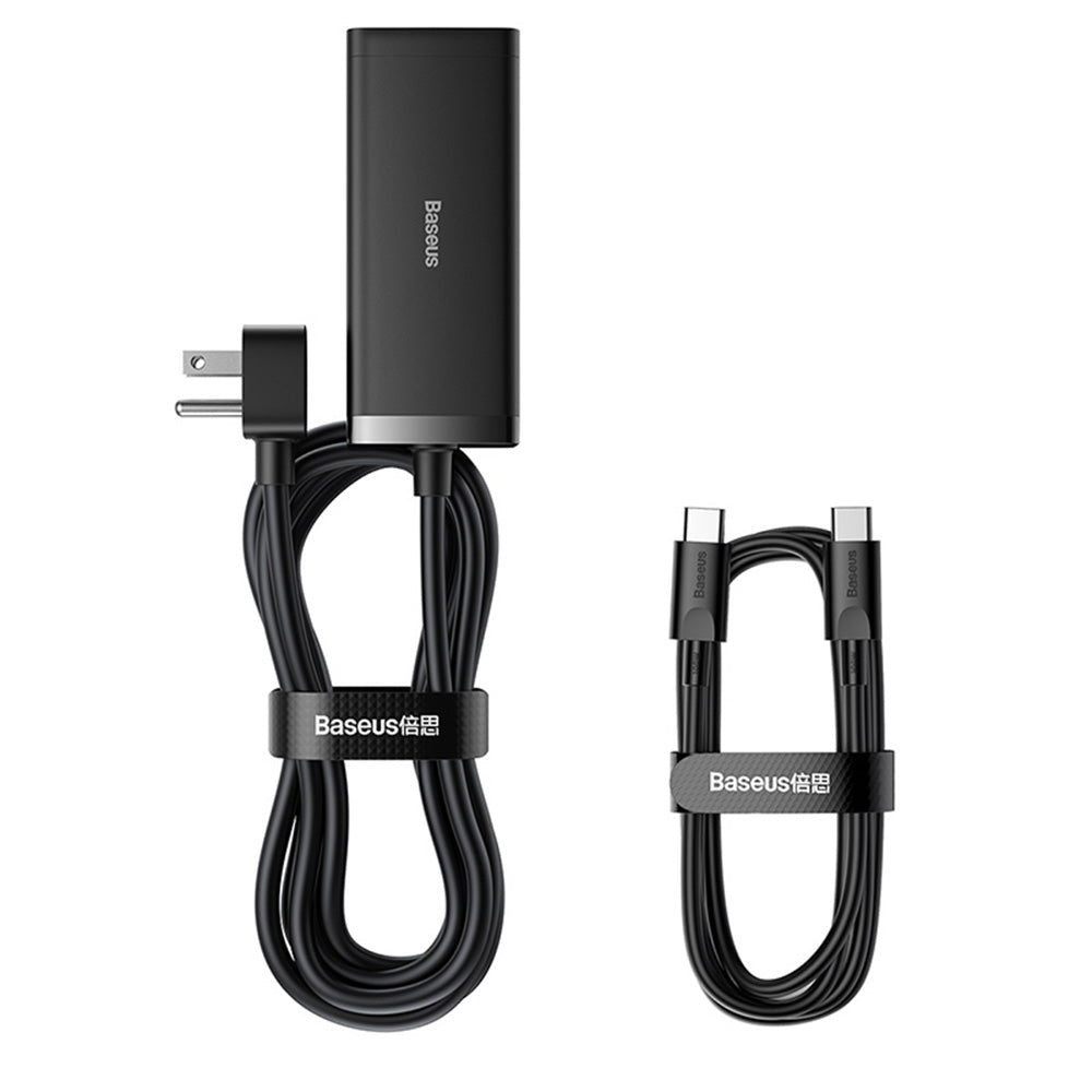 Baseus PowerCombo US forlængerledning, 1 x stikkontakt, Sort PSZM000201