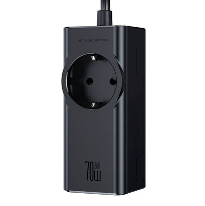 McDodo CH-4620 Extension Cord, 1 x Schuko, Black