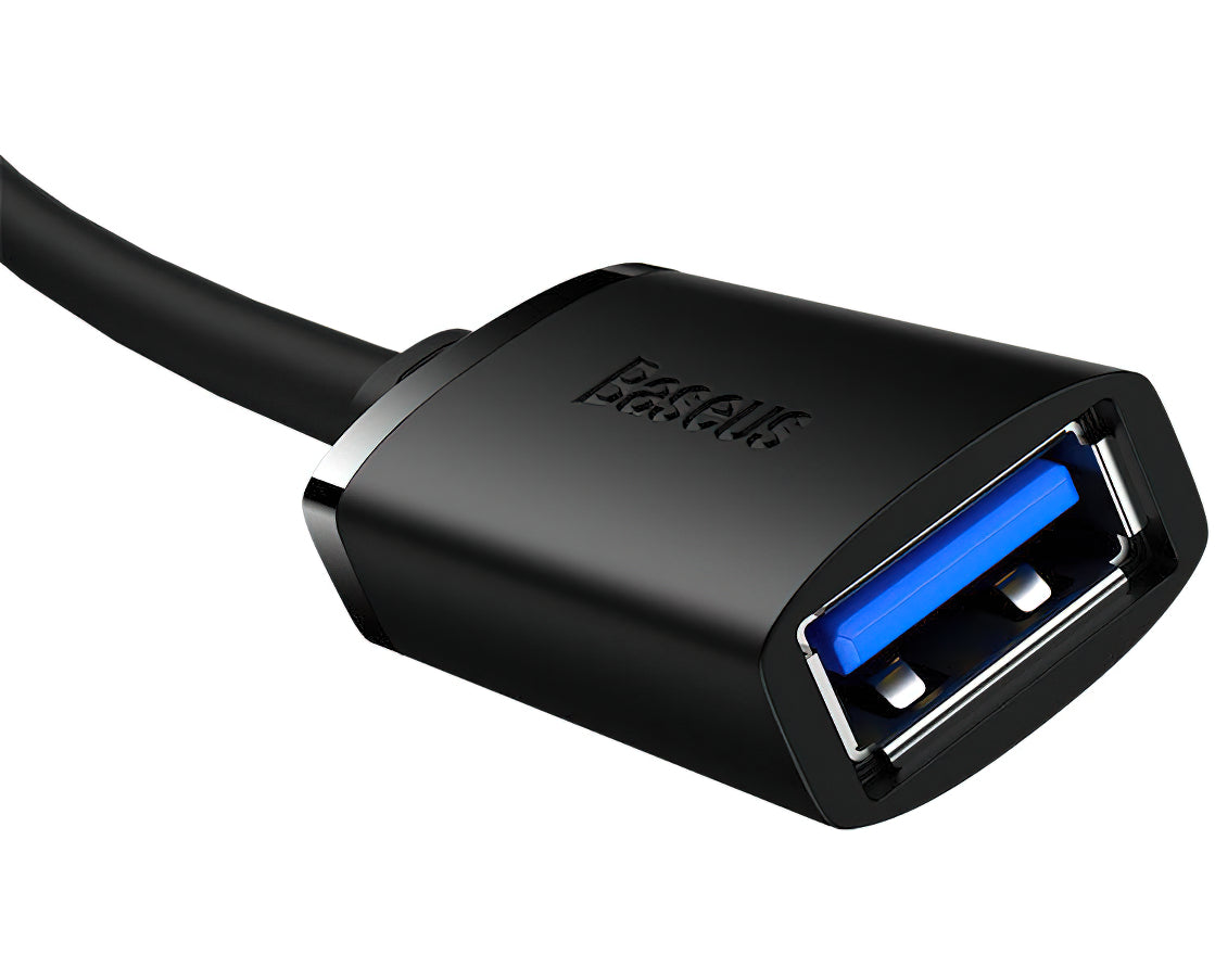 USB 3.0 forlænger Baseus AirJoy Series, 0,5m, Sort B00631103111-01