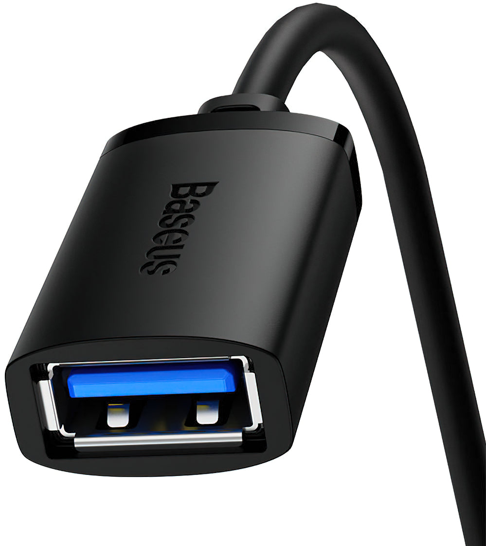 USB 3.0 forlænger Baseus AirJoy Series, 0,5m, Sort B00631103111-01
