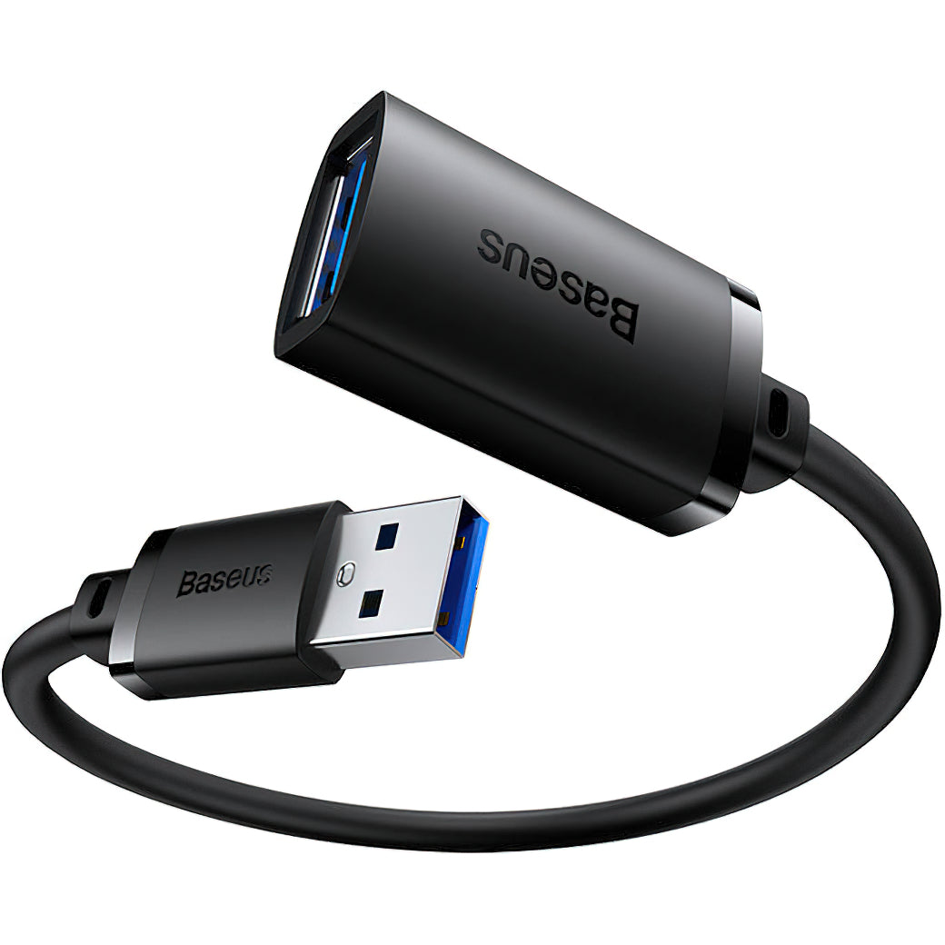 USB 3.0 forlænger Baseus AirJoy Series, 0,5m, Sort B00631103111-01