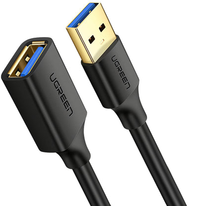 USB 3.0 forlænger UGREEN US129, 1m, Sort