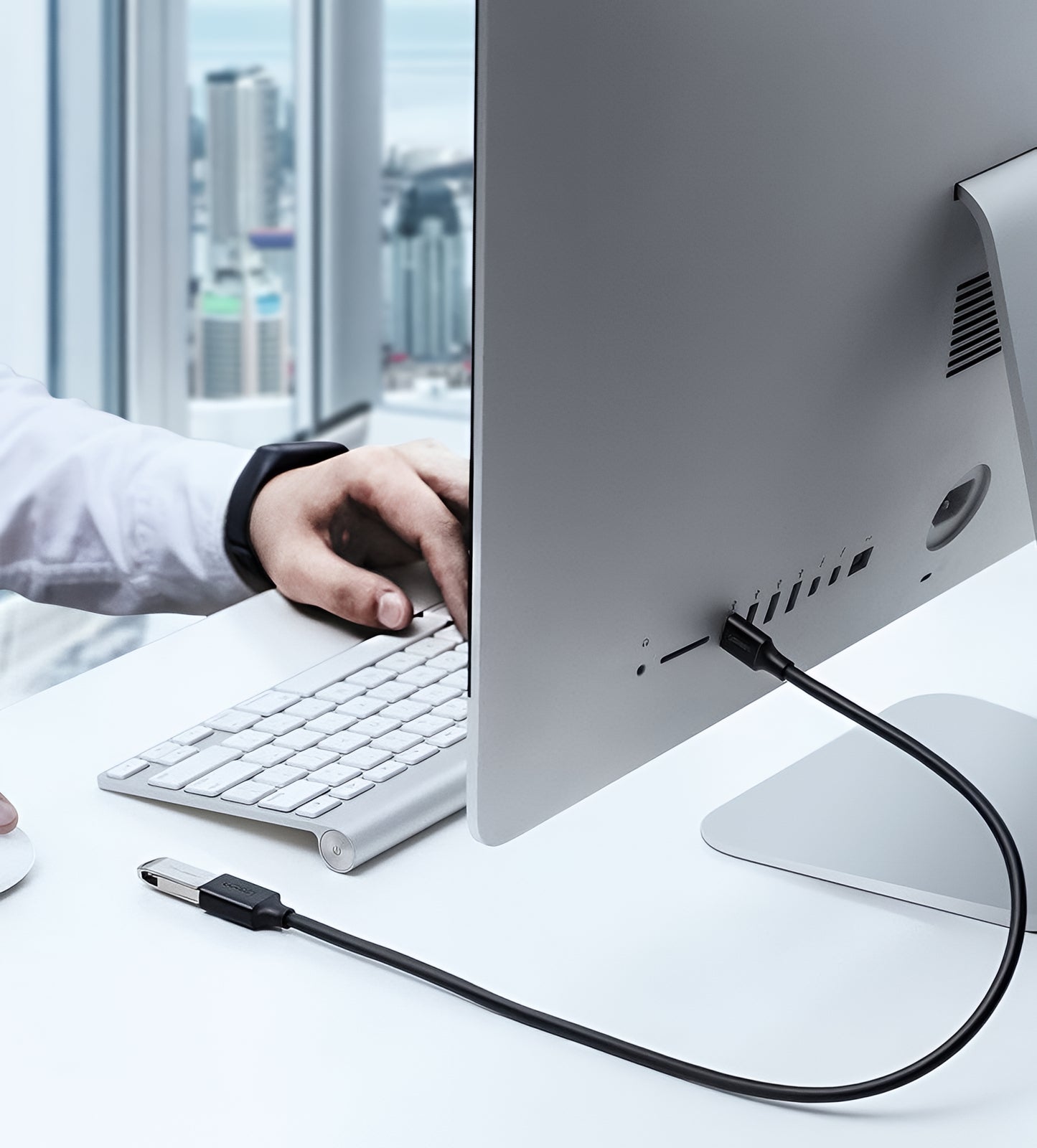 USB 3.0 forlænger UGREEN US129, 2m, Sort
