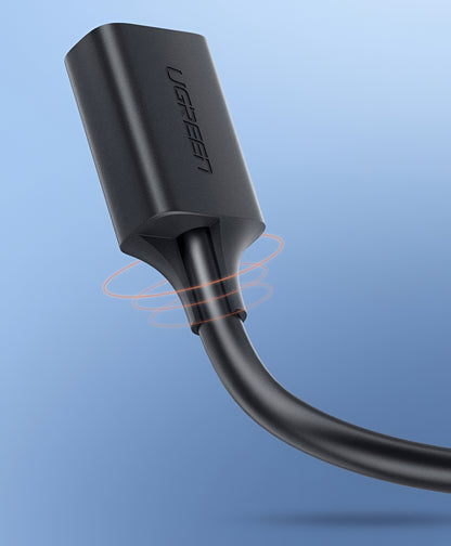 USB 3.0 forlænger UGREEN US129, 2m, Sort