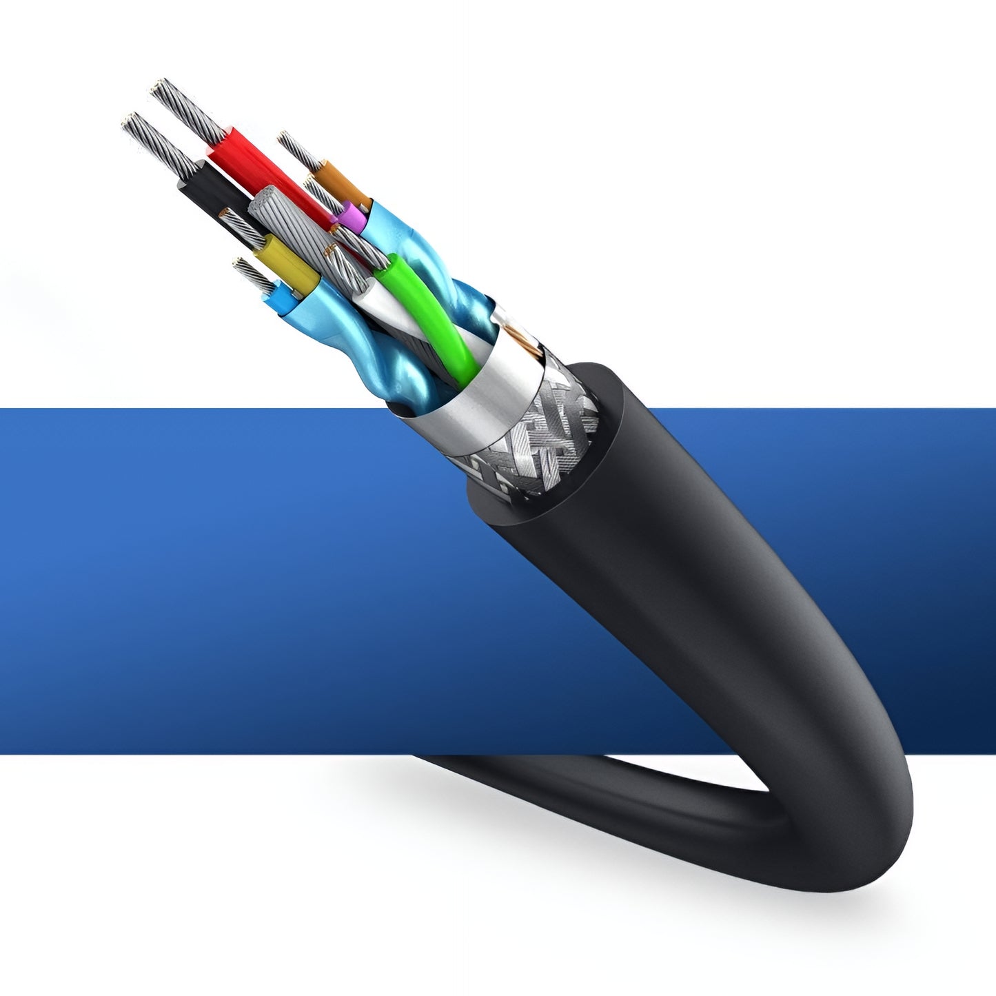 USB 3.0 forlænger UGREEN US129, 2m, Sort