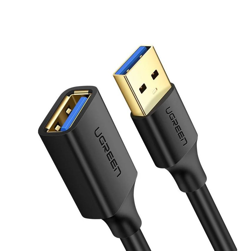 USB 3.0 forlænger UGREEN US129, 5m, Sort