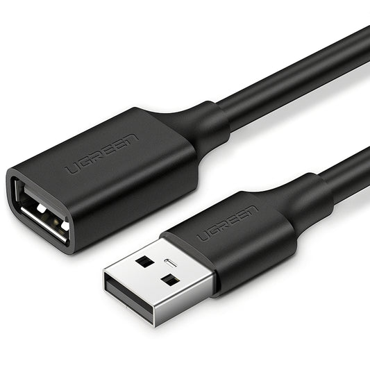UGREEN US103 USB-forlænger, 2m, Sort