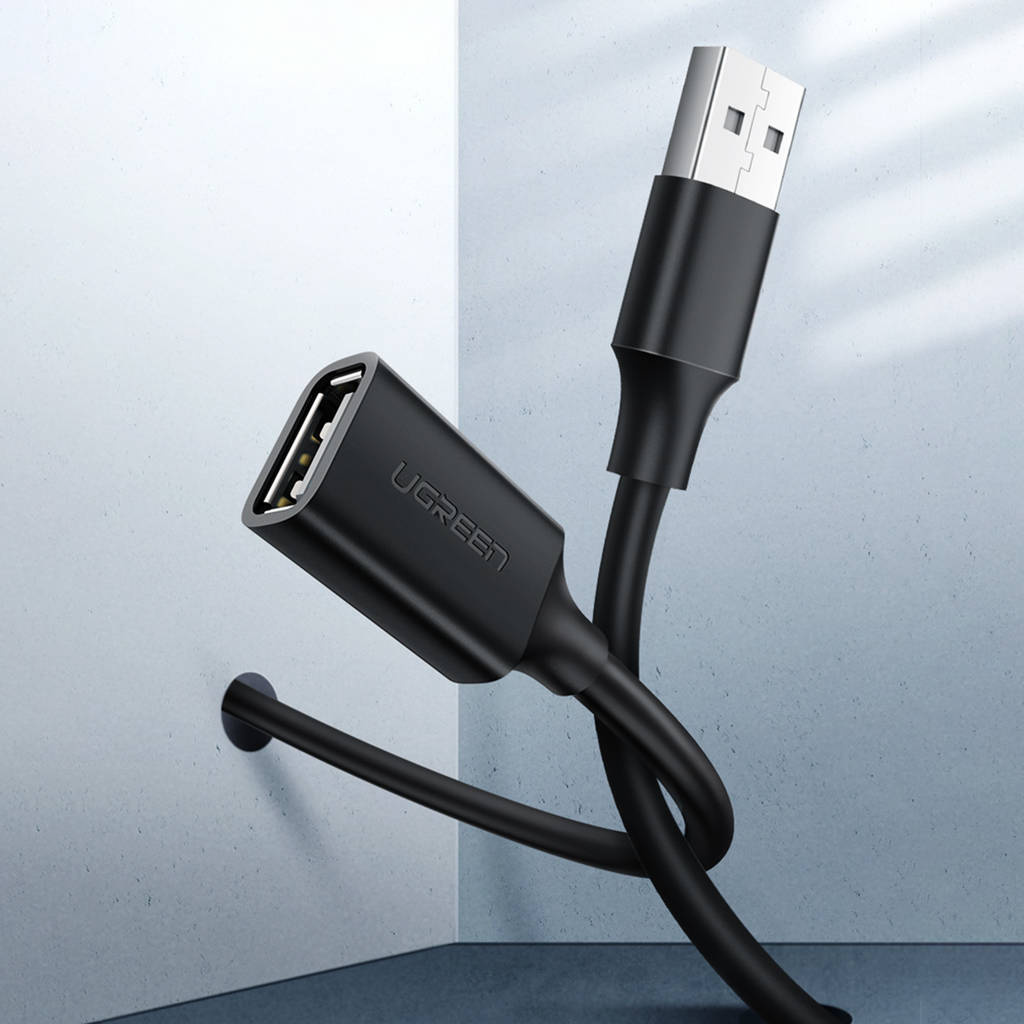 USB-forlænger UGREEN US103, 3m, Sort