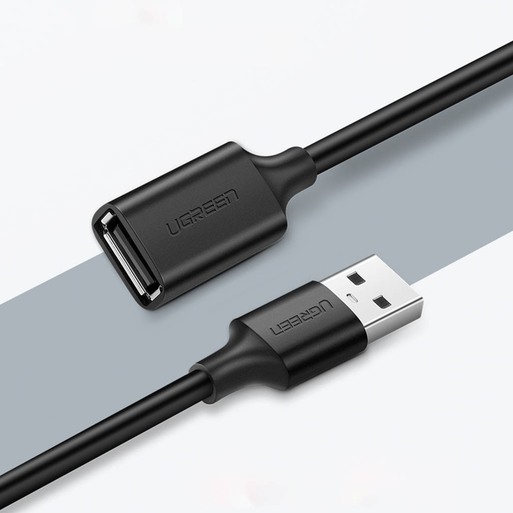 USB-forlænger UGREEN US103, 3m, Sort