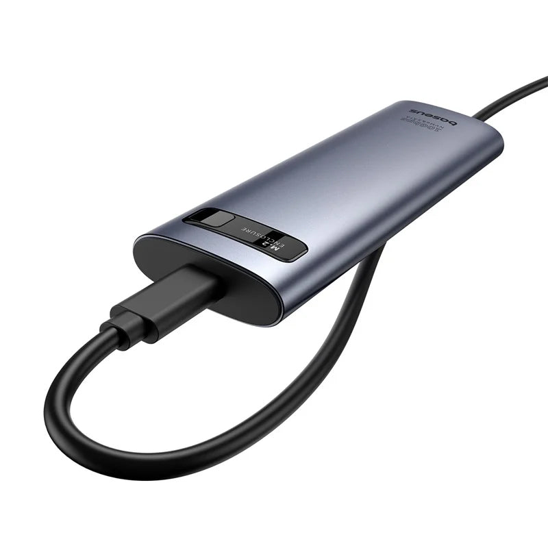 Baseus FlyJoy Series rack til SSD SATA M.2 NVMe, Grå B00760600811-02