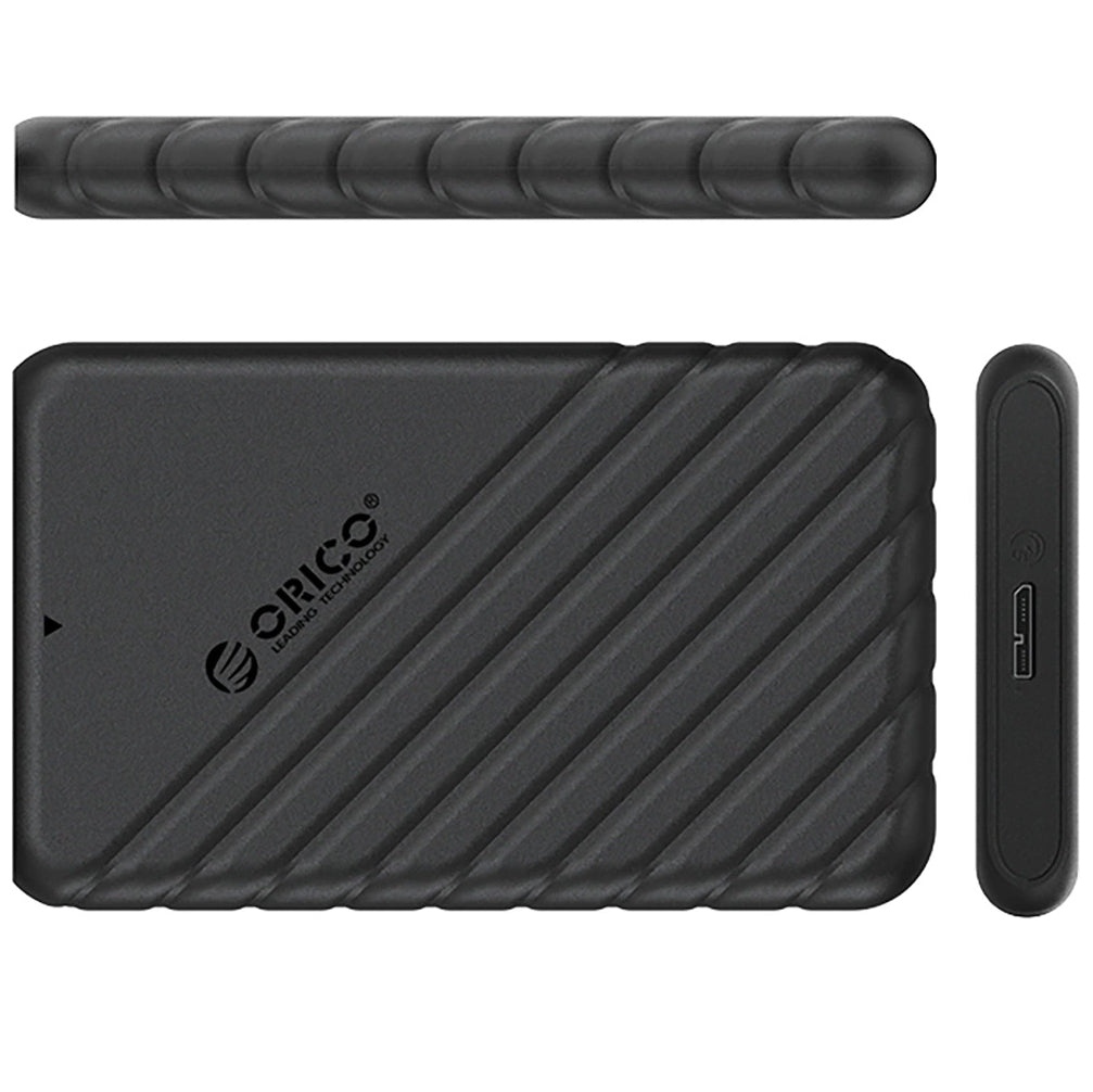 Orico 25PW1-U3 kabinet til HDD / SSD SATA 2,5 tommer, microUSB 3.0, Sort