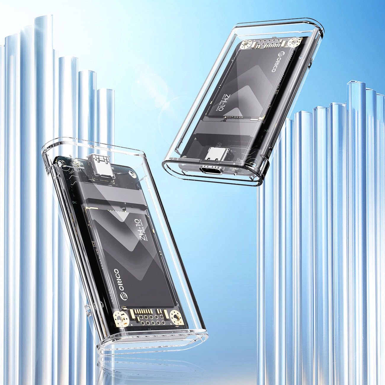 Orico TC10-MS kabinet til mSATA SSD, Transparent