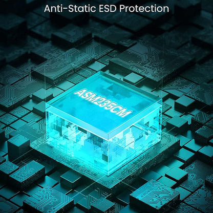 Rack UGREEN CM300 (70499) til HDD / SSD SATA 2.5inch, USB-C, Grå