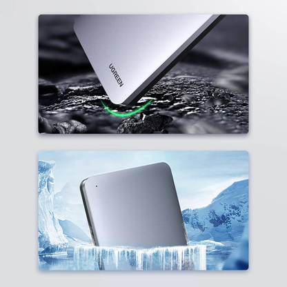 Rack UGREEN CM300 til HDD/SSD SATA 2,5", USB 3.1, grå 