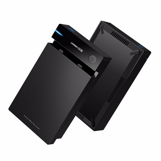 UGREEN US222 rack til HDD / SSD SATA 2,5 tommer, sort