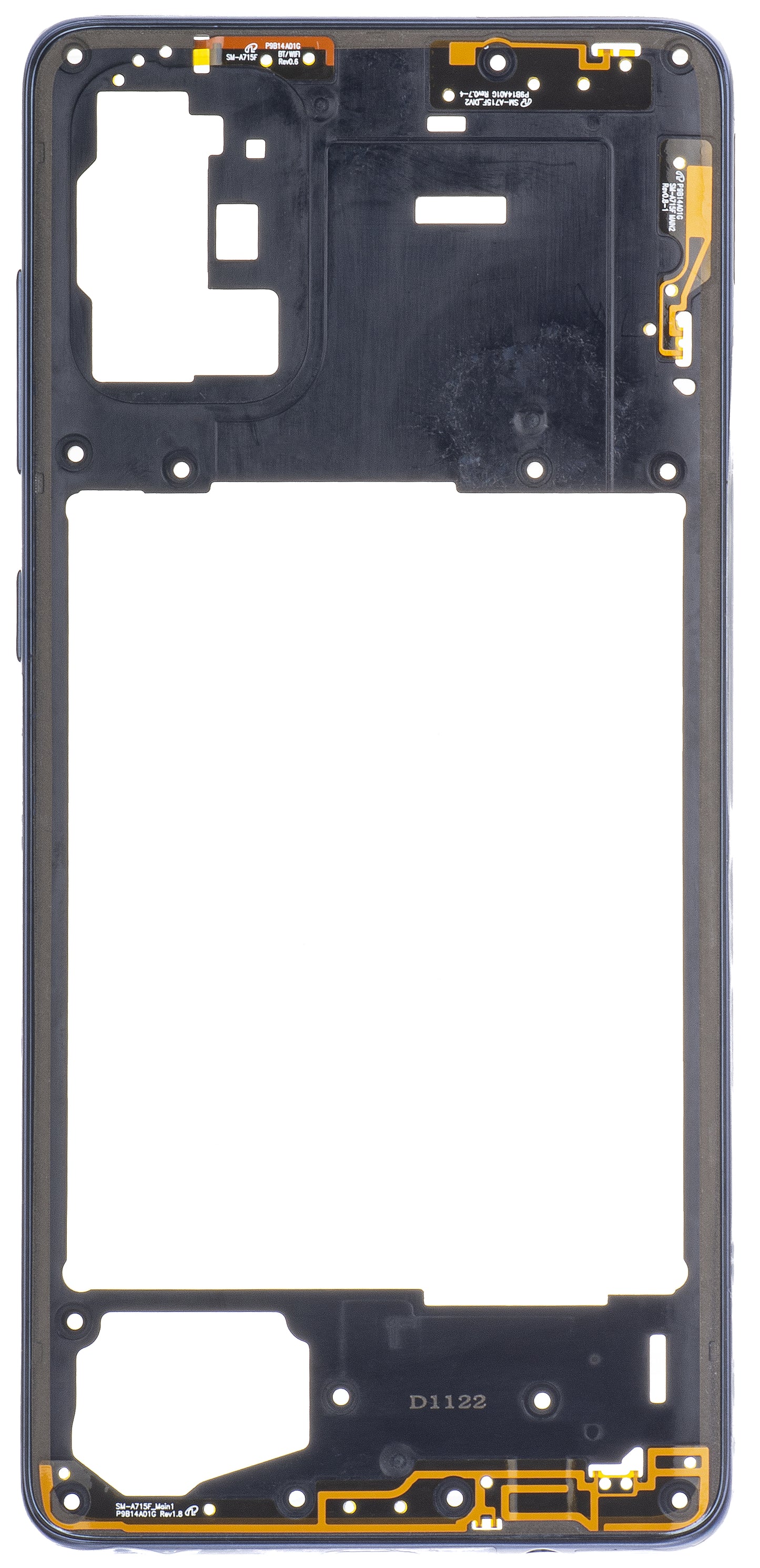 Samsung Galaxy A71 A715, Sort (Prism Crush Black)