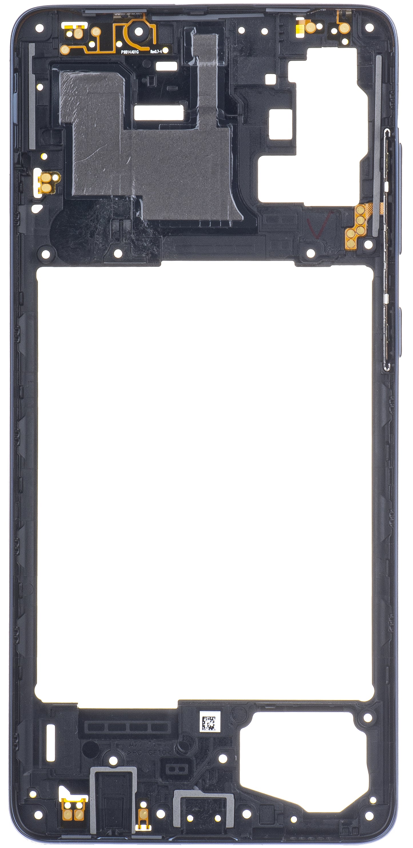 Samsung Galaxy A71 A715, Sort (Prism Crush Black)