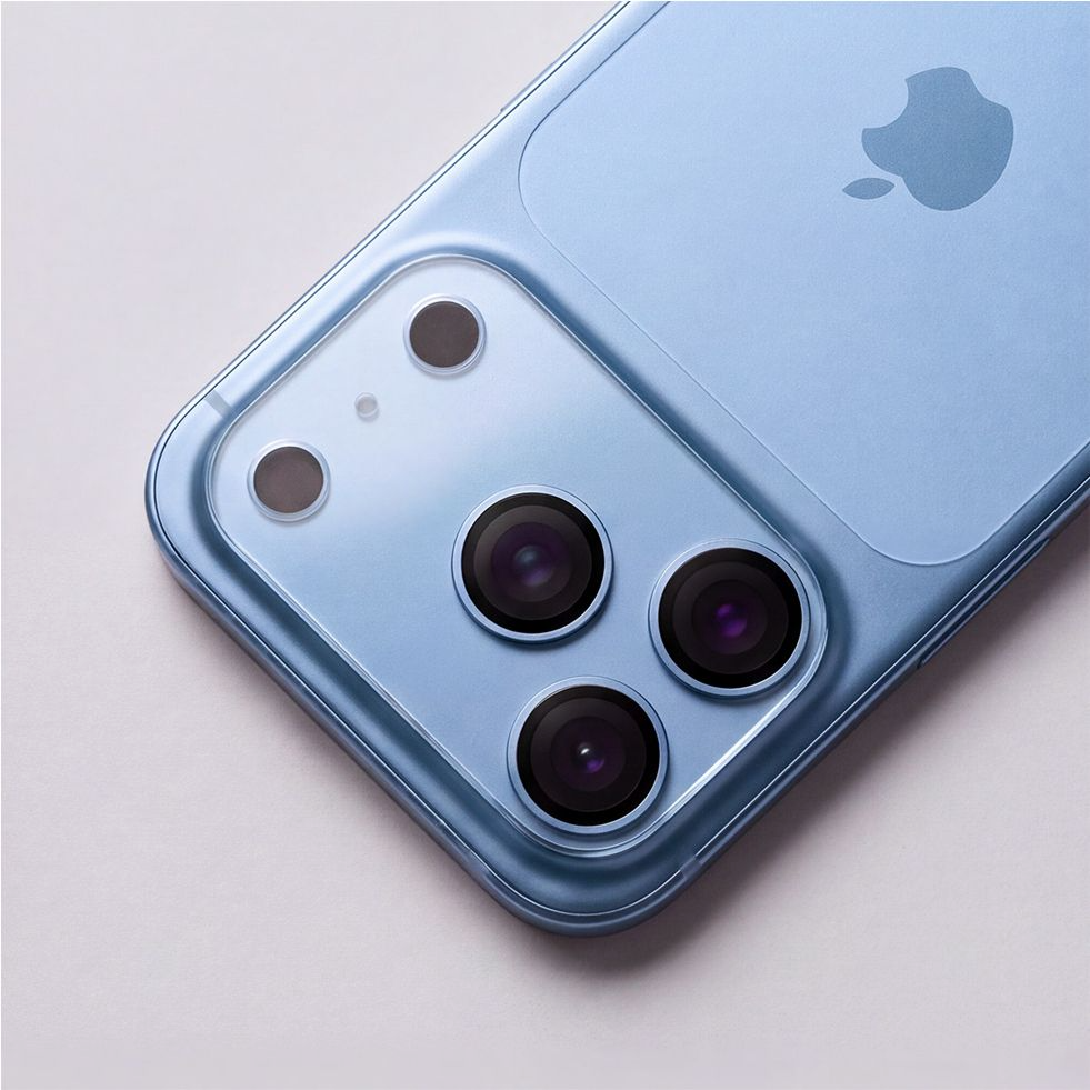 Tech-Protect Cam Fit+ bagkamera beskyttelsesramme til Apple iPhone 18 Pro, hærdet glas, gennemsigtig