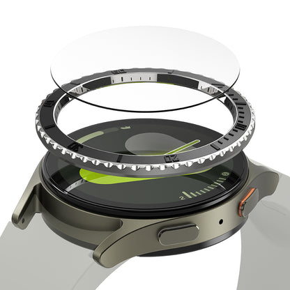 Ringke Premium Styling Beskyttelsesramme til Samsung Galaxy Watch7 44mm, Model 3, Sort