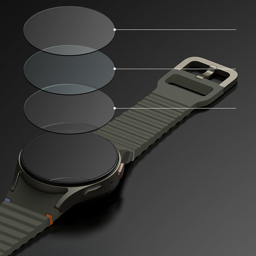 Ringke Premium Styling Beskyttelsesramme til Samsung Galaxy Watch7 44mm, Model 3, Sort