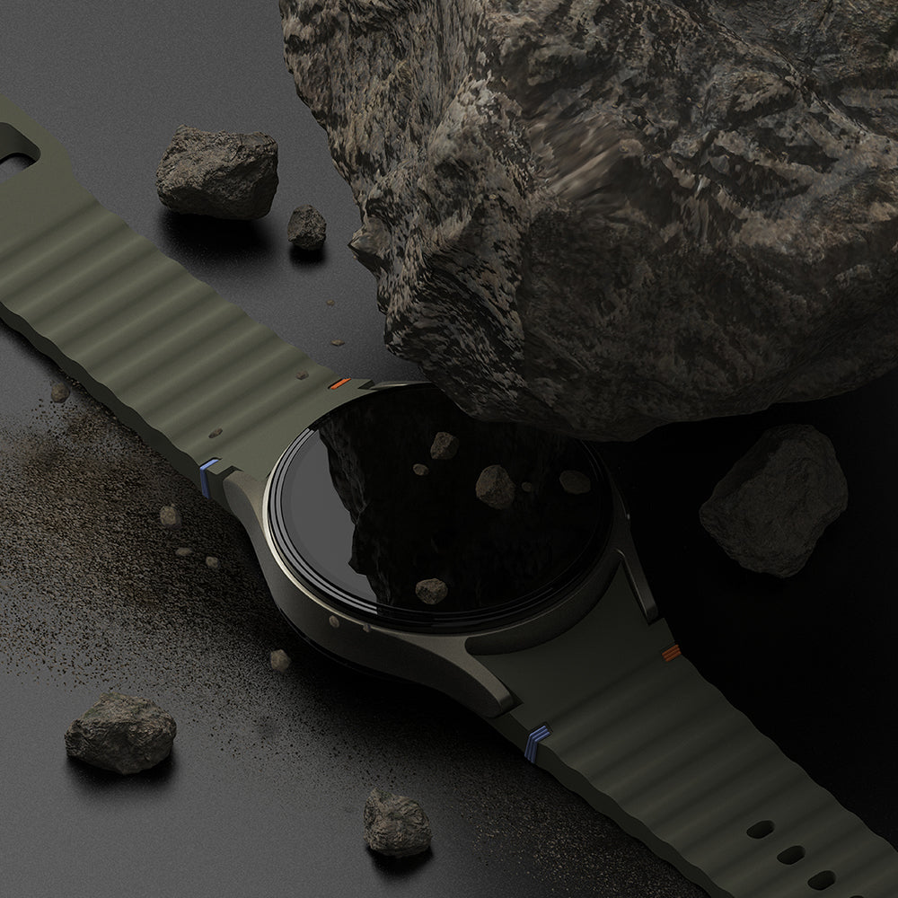 Ringke Premium Styling Beskyttelsesramme til Samsung Galaxy Watch7 44mm, Model 3, Sort