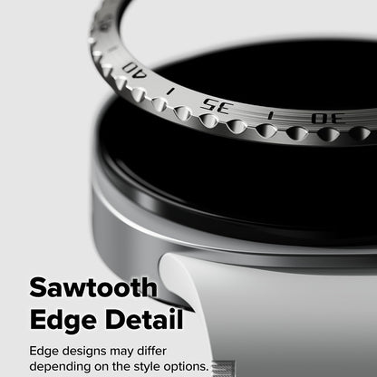 Ringke Inner Styling Beskyttelsesramme til Samsung Galaxy Watch8 Classic, Sølvfarvet