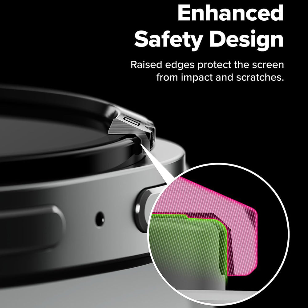 Ringke Inner Styling Beskyttelsesramme til Samsung Galaxy Watch8 Classic, Sort