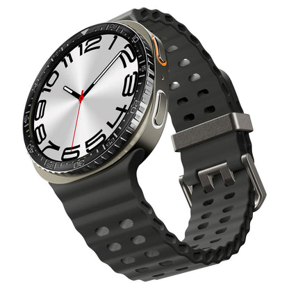 Spigen Tune Diver Beskyttelsesramme til Samsung Galaxy Watch8 44mm, Sort