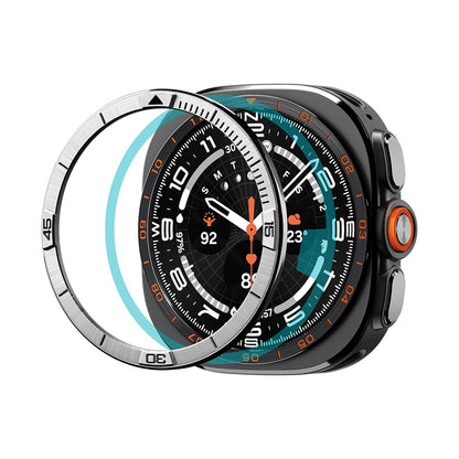 Spigen Tune Pilot beskyttelsesramme til Samsung Galaxy Watch Ultra2, sølv ACS11616