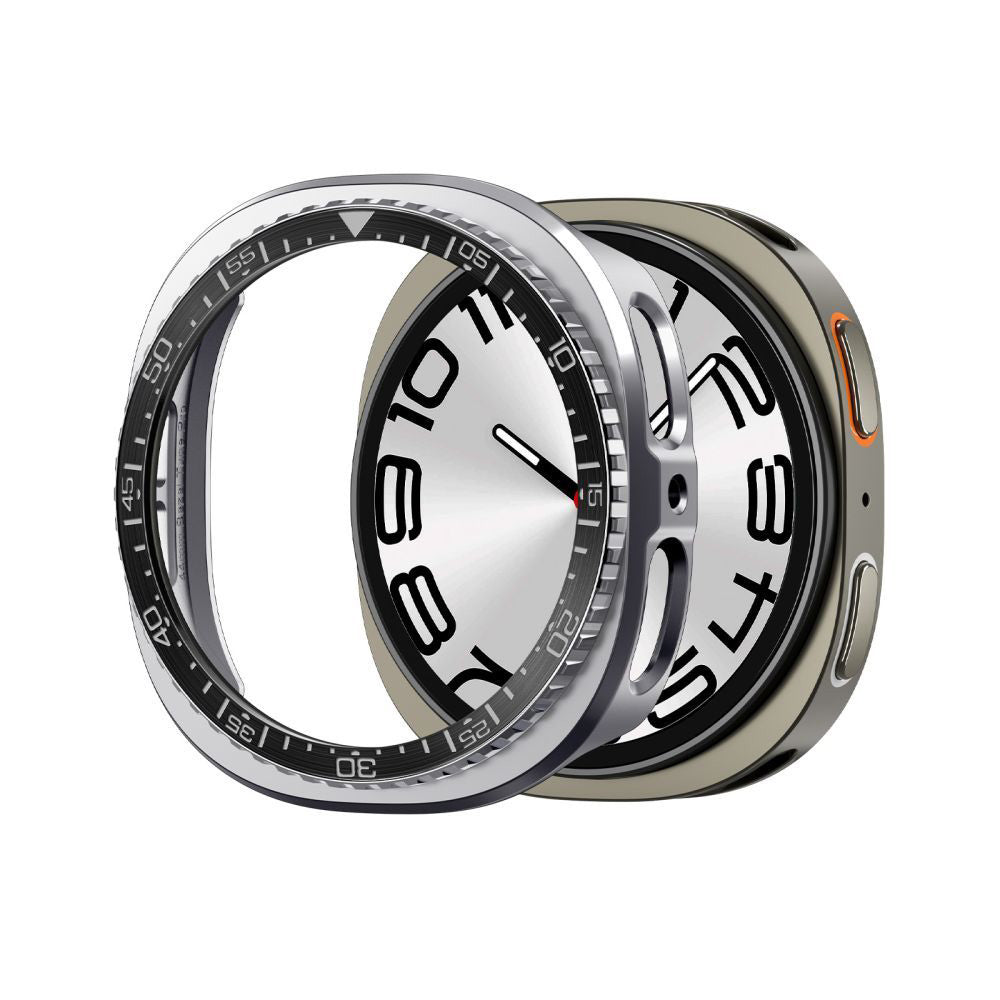 Spigen Tune Pro Diver Beskyttelsesramme til Samsung Galaxy Watch8 44mm, Sort