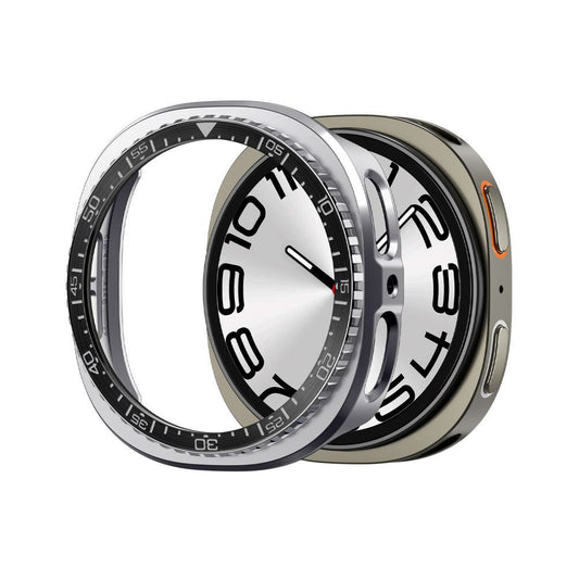 Spigen Tune Pro Diver Beskyttelsesramme til Samsung Galaxy Watch8 44mm, Sort