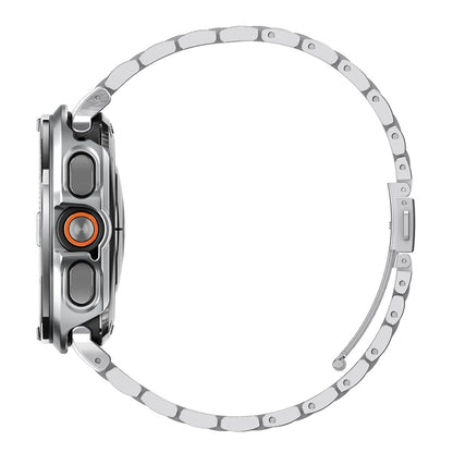 Spigen Tune Pro Pilot beskyttelsesramme til Samsung Galaxy Watch Ultra2, sølv ACS11618